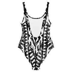 African Print Swimsuit | Black and white | Oasis - Love Africa Print