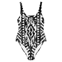 African Print Swimsuit | Black and white | Oasis - Love Africa Print