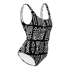 African Print Swimsuit | Black and white | Rhythms - Love Africa Print