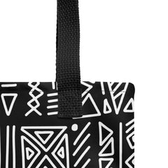 African Print Tote Bag | Black and white | Rhythms - Love Africa Print