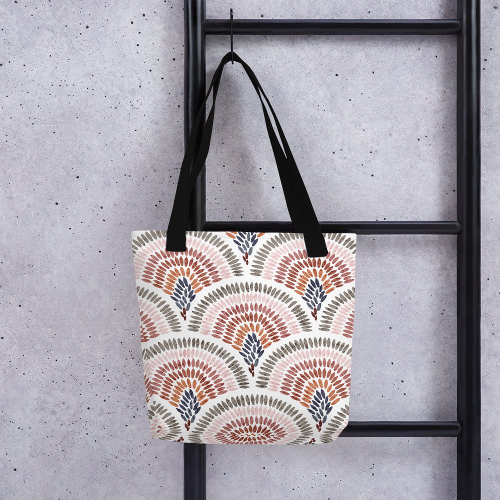 African Print Tote Bag | Pastel Tones | Blossom - Love Africa Print