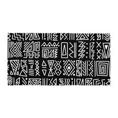 African Print Towel | Black and white | Rhythms - Love Africa Print