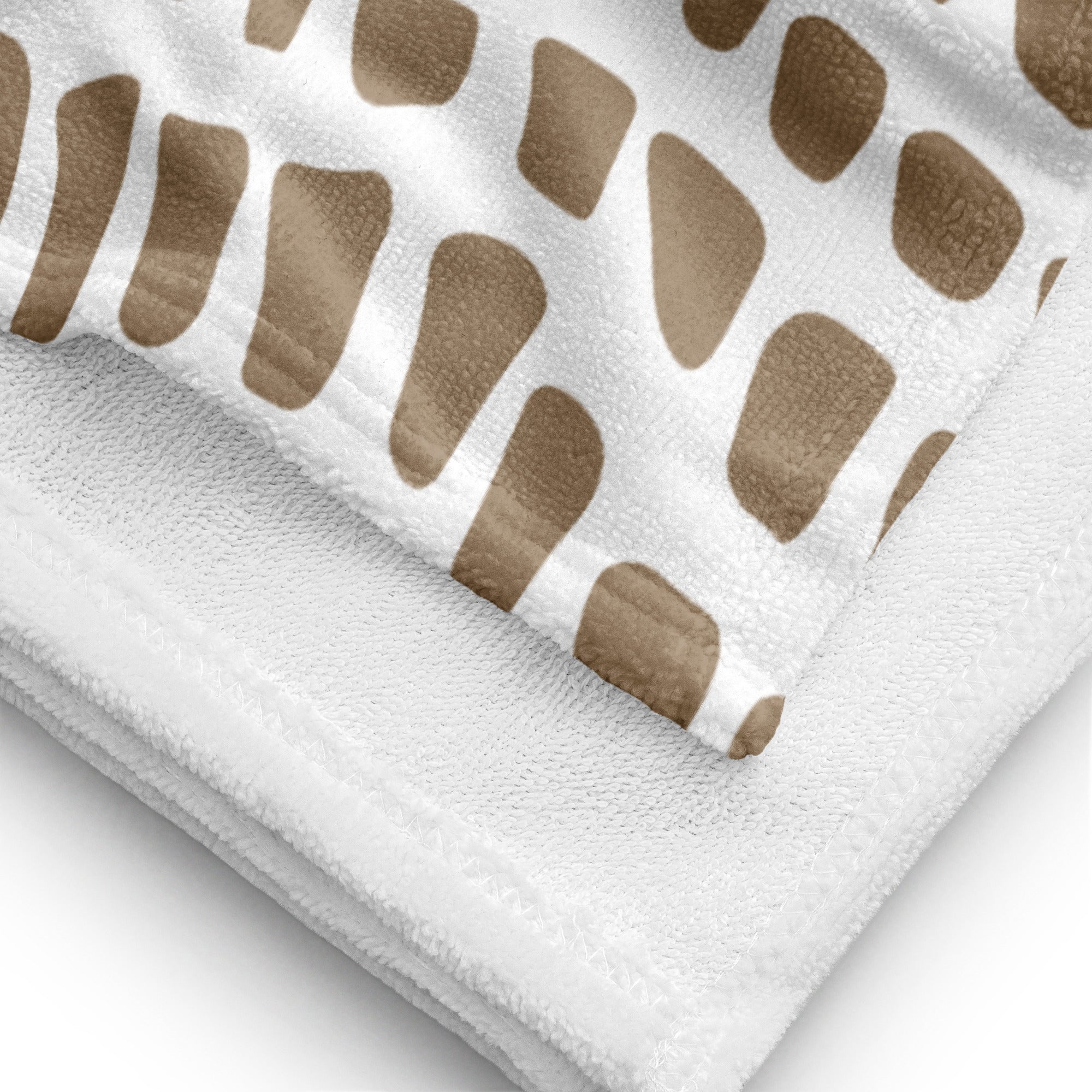 African Print Towel | Nude tones | Sahara - Love Africa Print