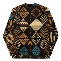 African Print Unisex Bomber Jacket | Earth Tones | Medina - Love Africa Print