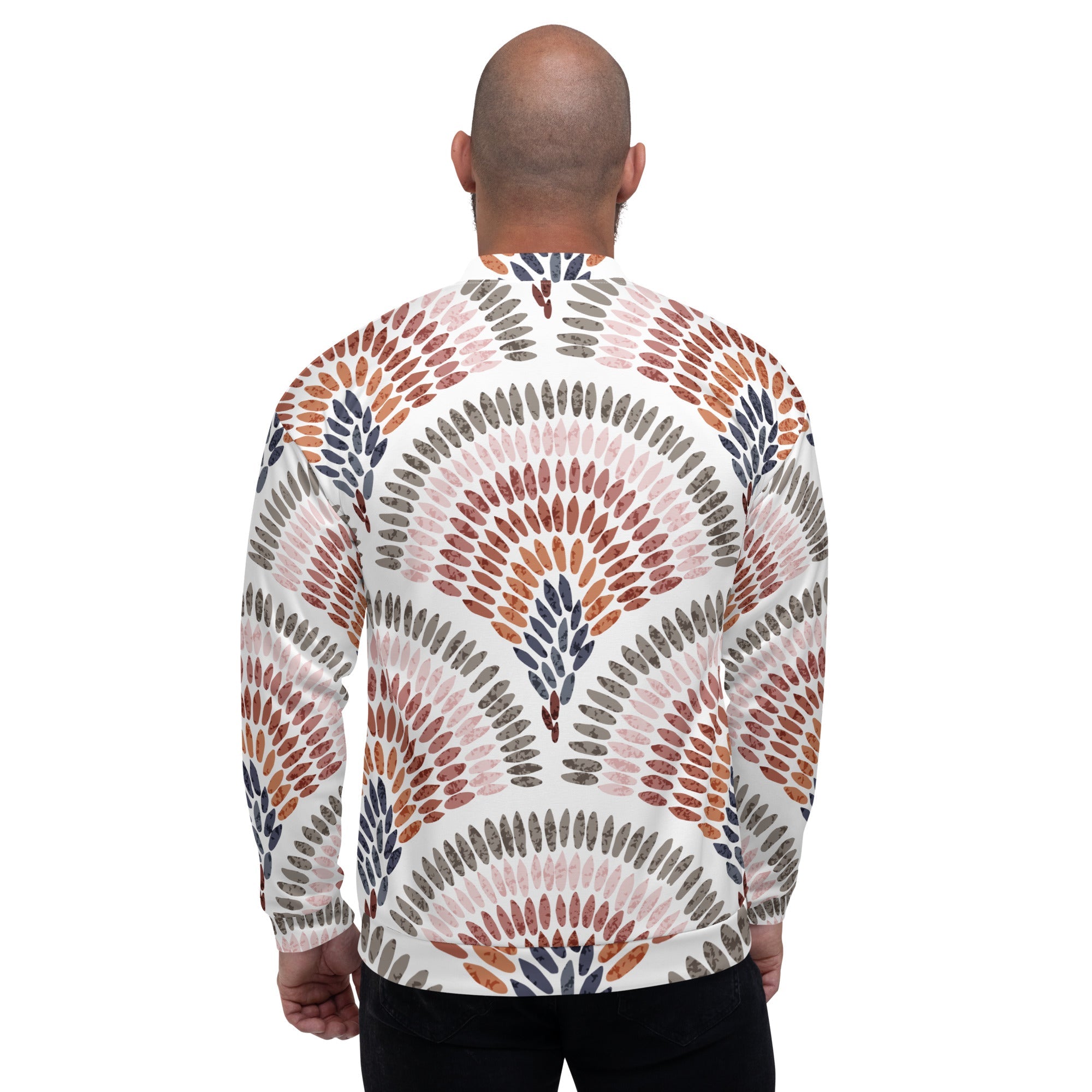 African Print Unisex Bomber Jacket | Pastel Tones | Blossom - Love Africa Print