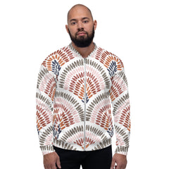 African Print Unisex Bomber Jacket | Pastel Tones | Blossom - Love Africa Print