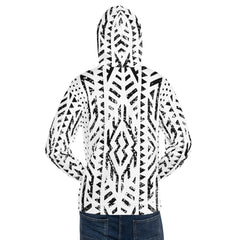 African Print Unisex Hoodie | Black and white | Mirage - Love Africa Print