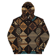 African Print Unisex Hoodie | Earth Tones | Medina - Love Africa Print