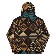 African Print Unisex Hoodie | Earth Tones | Medina - Love Africa Print