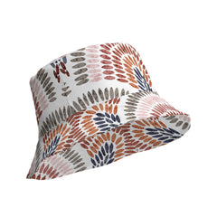 African Print Unisex Reversible Bucket Hat | Pastel tones | Blossom - Love Africa Print