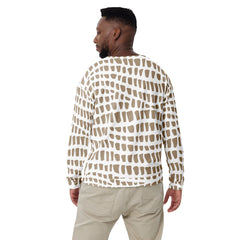 African Print Unisex Sweatshirt | Nude Tones | Sahara - Love Africa Print