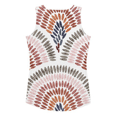 African Print Women's Tank Top | Pastel Tones | Blossom - Love Africa Print