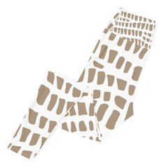 African Print Yoga Leggings | Nude Tones | Sahara - Love Africa Print