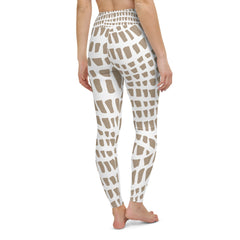 African Print Yoga Leggings | Nude Tones | Sahara - Love Africa Print