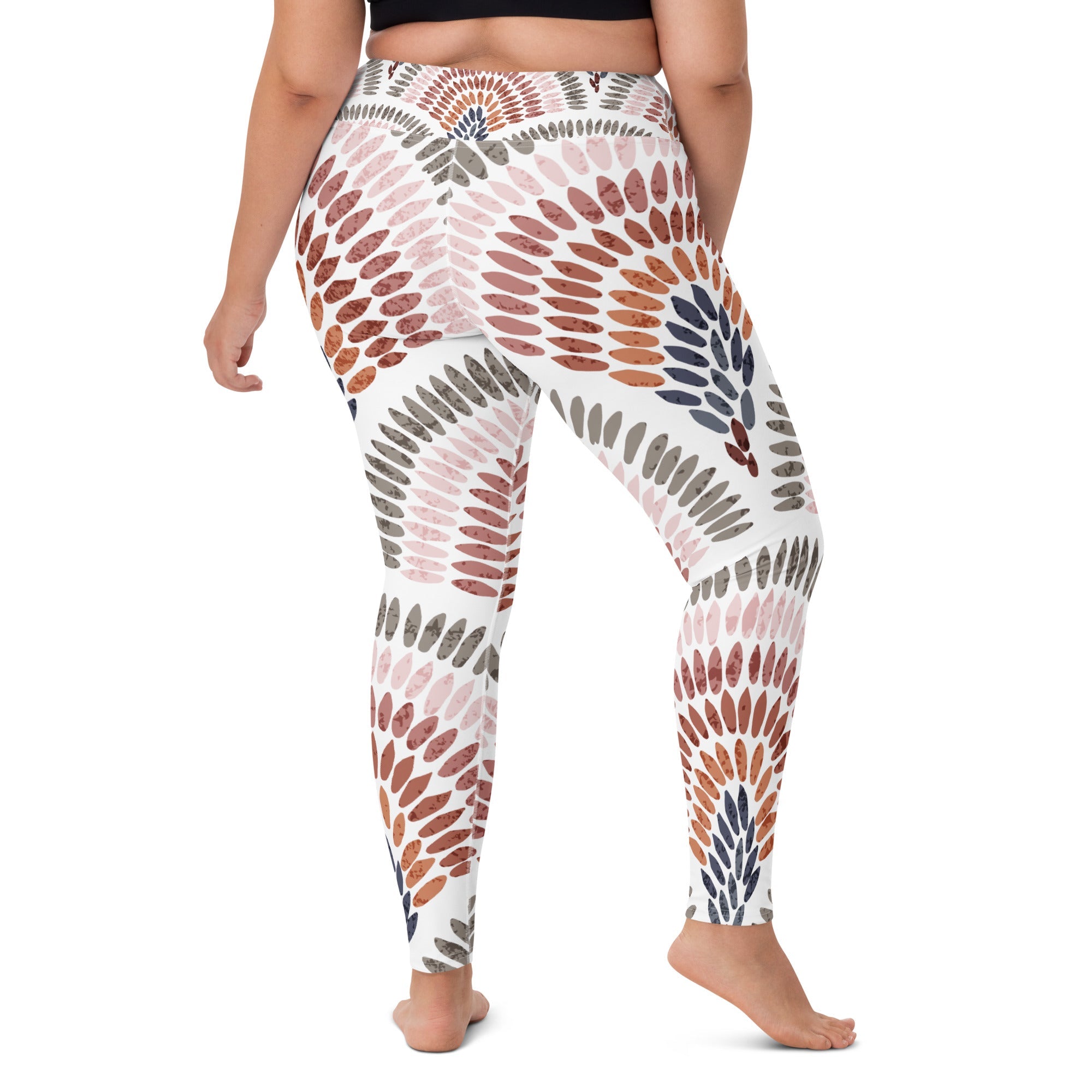 African Print Yoga Leggings | Pastel Tones | Blossom - Love Africa Print