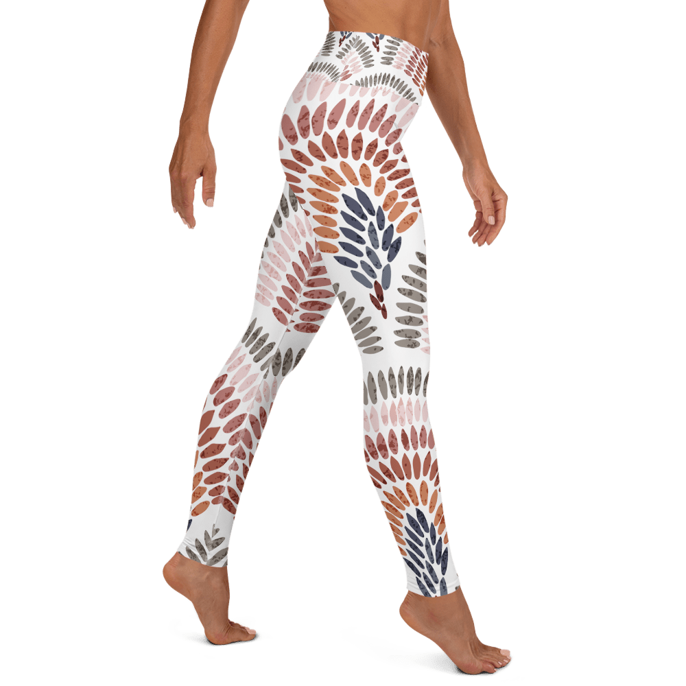 African Print Yoga Leggings | Pastel Tones | Blossom - Love Africa Print