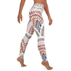 African Print Yoga Leggings | Pastel Tones | Blossom - Love Africa Print